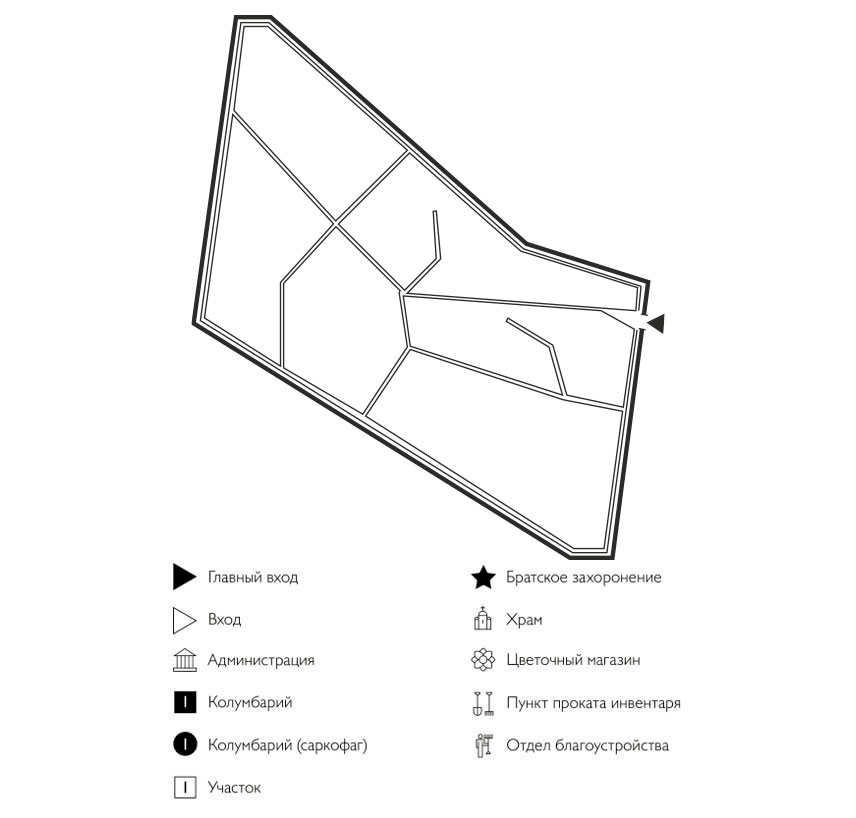 Схема кладбища Шурут-Нурусово