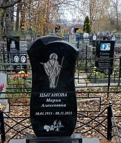 Установка памятника на кладбище