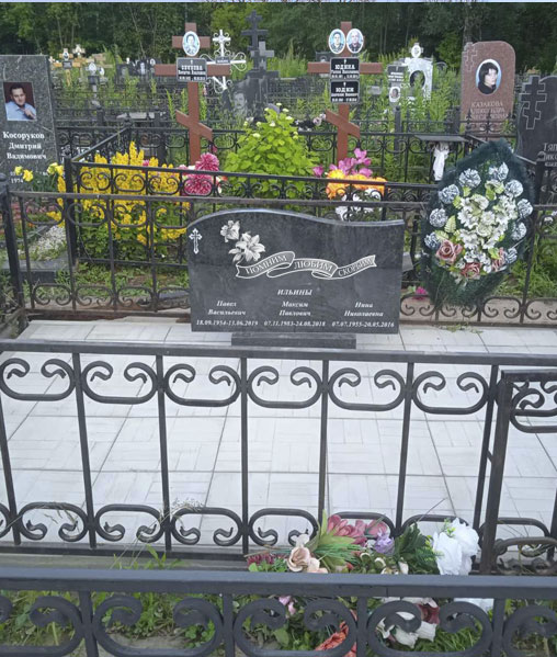 Установка памятника на кладбище