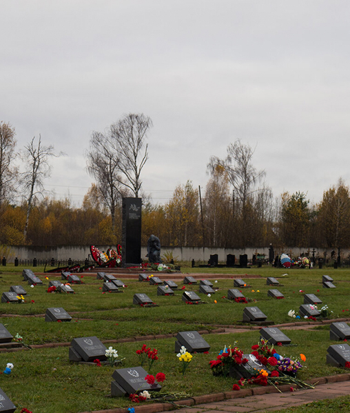 Фото памятников на кладбище