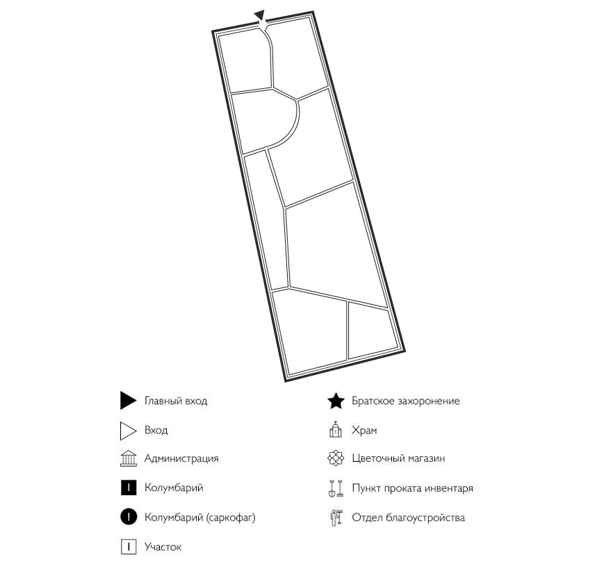 Схема кладбища Спас-Купля