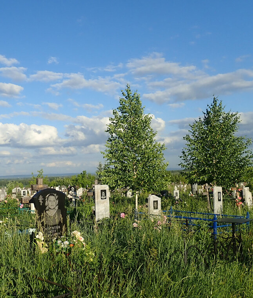 Фото памятников на кладбище