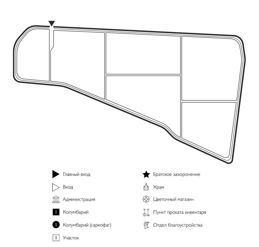 Схема Ембаевского мусульманского кладбища