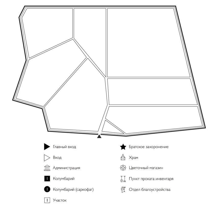 Схема Матмасовского кладбища