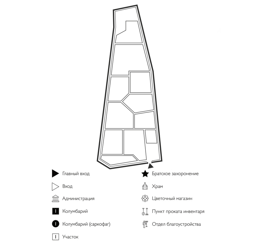 Схема Кладбища Старая Александровка