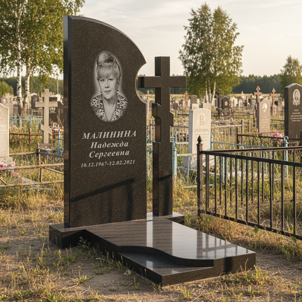 Памятник с крестом