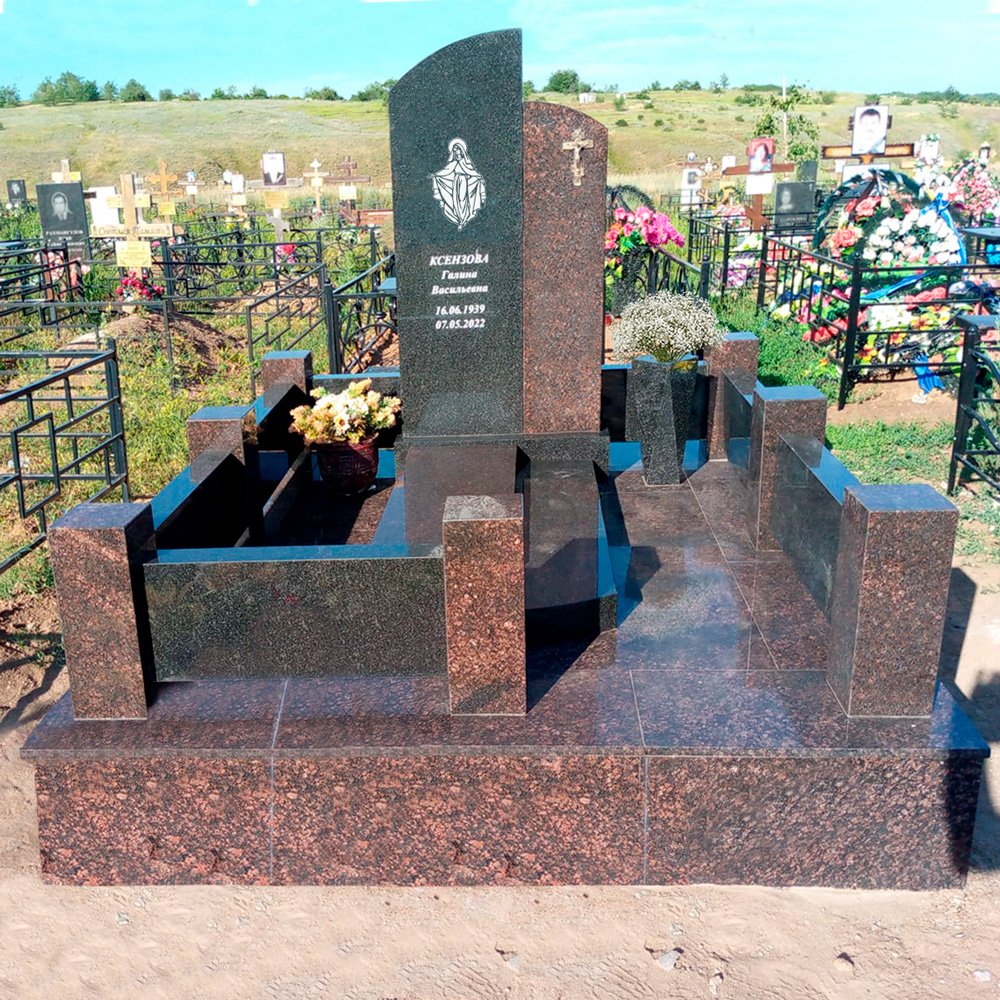 Установка ограды на могилу